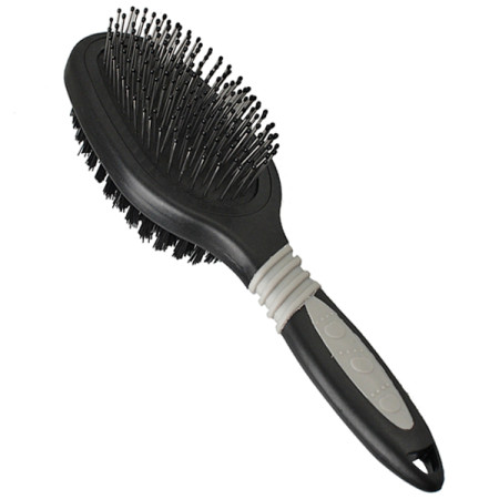 Flamingo Groo’Me Bristle Brush&Pin L ФЛАМІНГО ГРУМІ БРІСТЛ ЩІТКА ДВУСТОРОННЯ для собак Flamingo Groo’Me Bristle Brush&Pin L ФЛАМІНГО ГРУМІ БРІСТЛ ЩІТКА ДВУСТОРОННЯ для собак