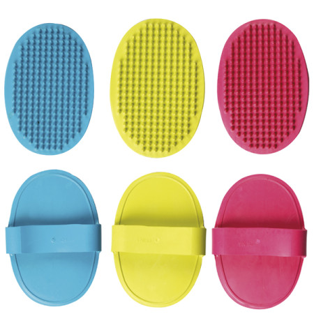 Flamingo Brush Oval ФЛАМІНГО БРАШ ОВАЛ гумова масажна щітка для собак Flamingo Brush Oval ФЛАМІНГО БРАШ ОВАЛ гумова масажна щітка для собак