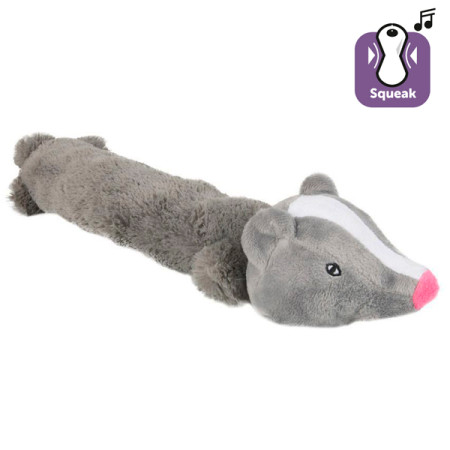 Flamingo Badger ФЛАМІНГО БАРСУК м’яка іграшка з пищалкою для собак Flamingo Badger ФЛАМІНГО БАРСУК м’яка іграшка з пищалкою для собак