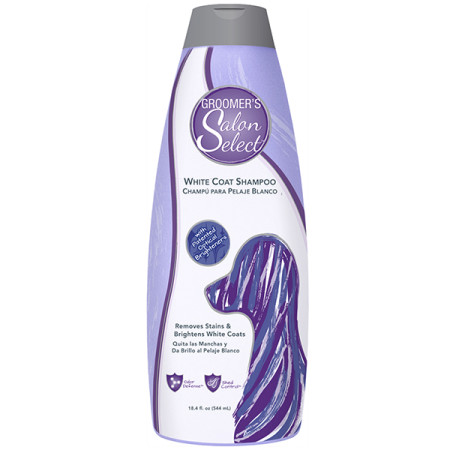 SynergyLabs SalonSelect White Coat САЛОН СЕЛЕКТ БІЛОСНІЖНА ШЕРСТЬ шампунь для собак і котів, 0.544 л SynergyLabs SalonSelect White Coat САЛОН СЕЛЕКТ БІЛОСНІЖНА ШЕРСТЬ шампунь для собак і котів, 0.544 л