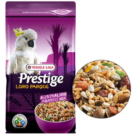 Versele-Laga Prestige Loro Parque Australian Parrot Mix ВЕРСЕЛЕ-ЛАГА ПРЕСТИЖ ЛОРО ПАРК АВСТРАЛІЙСЬКИЙ ПАПУГА повнораціонний корм для какаду, 1 кг Versele-Laga Prestige Loro Parque Australian Parrot Mix ВЕРСЕЛЕ-ЛАГА ПРЕСТИЖ ЛОРО ПАРК АВСТРАЛІЙСЬКИЙ ПАПУГА повнораціонний корм для какаду, 1 кг