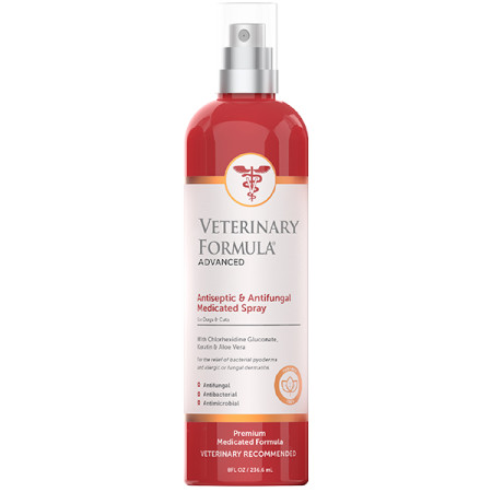 Veterinary Formula Advanced Antiseptic&Antifungal Spray ВЕТЕРИНАРНА ФОРМУЛА АНТИСЕПТИЧНИЙ і ПРОТИГРИБКОВИЙ лікувальний спрей для собак і котів, 0.236 л Veterinary Formula Advanced Antiseptic&Antifungal Spray ВЕТЕРИНАРНА ФОРМУЛА АНТИСЕПТИЧНИЙ і ПРОТИГРИБКОВИЙ лікувальний спрей для собак і котів, 0.236 л