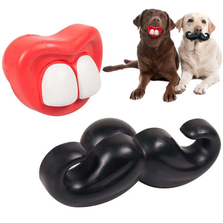 Flamingo Toy Rubber Moustache/Mouth ФЛАМІНГО ВУСА/РОТ гумова іграшка для собак Flamingo Toy Rubber Moustache/Mouth ФЛАМІНГО ВУСА/РОТ гумова іграшка для собак