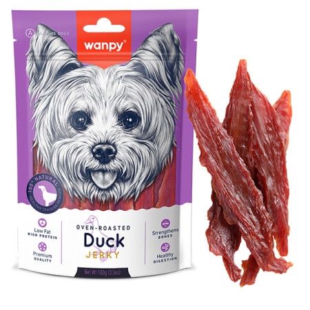 Wanpy Duck Jerky ВАНПІ ФІЛЕ КАЧКИ В’ЯЛЕНЕ ласощі для собак Wanpy Duck Jerky ВАНПІ ФІЛЕ КАЧКИ В’ЯЛЕНЕ ласощі для собак