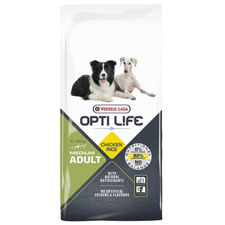 Opti Life Adult Medium ОПТІ ЛАЙФ ДОРОСЛИЙ СЕРЕДНІХ сухий суперпреміум корм для собак середніх порід, 12.5 кг Opti Life Adult Medium ОПТІ ЛАЙФ ДОРОСЛИЙ СЕРЕДНІХ сухий суперпреміум корм для собак середніх порід, 12.5 кг