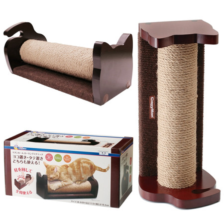 CattyMan Scratching Rolling Post КЭТТИМЭН СТОЛБИК С КАРКАСОМ когтеточка для котов