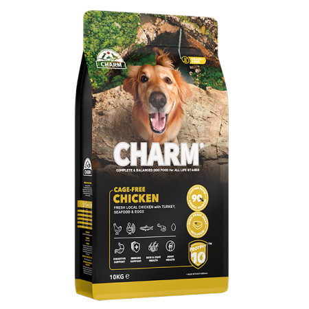 Charm Cage-Free Chicken ЧАРМ КУРКА ВІЛЬНОГО ВИГУЛУ сухий беззерновий холістик корм для собак, 10 кг