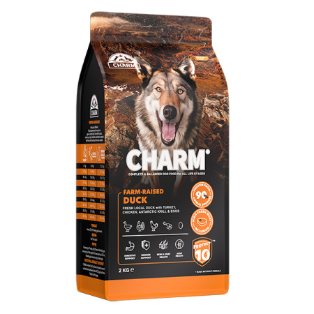 Charm Farm-Raised Duck ЧАРМ ФЕРМЕРСЬКА КАЧКА сухий беззерновий холістик корм для собак, 2 кг