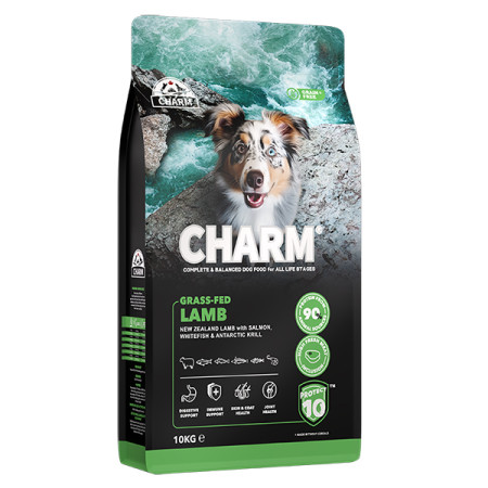 Charm Grass-Fed Lamb ЧАРМ ЯГНЯ ВІДГОДОВАНЕ НА ТРАВІ сухий беззерновий холістик корм для собак, 10 кг