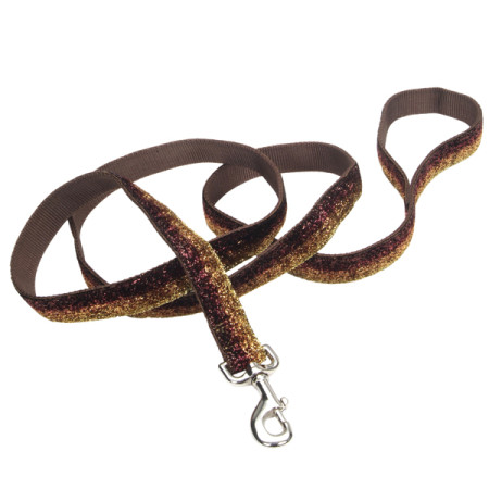 Coastal Pet Attire Sparkles КОСТАЛ СПАРКЛЕС поводок для собак, 1смХ1.8м, цвет золотой