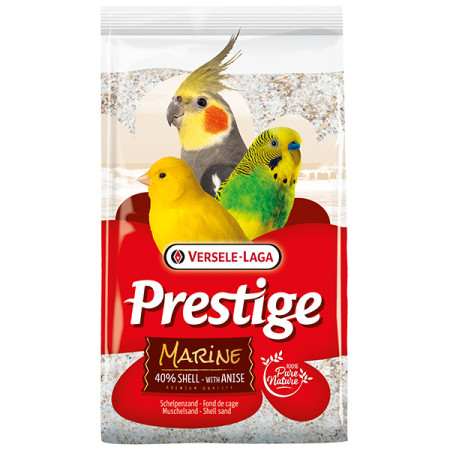 Versele-Laga Prestige Marine ВЕРСЕЛЕ-ЛАГА ПРЕСТИЖ МАРИН песок из морских раковин для птиц, 5 кг Versele-Laga Prestige Marine ВЕРСЕЛЕ-ЛАГА ПРЕСТИЖ МАРИН песок из морских раковин для птиц, 5 кг