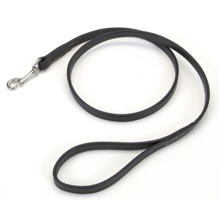 Coastal Circle-T Dog Leash КОСТАЛ СЕРКЛ-Т шкіряний повідець для собак, 2см х 1.2м, колір чорний