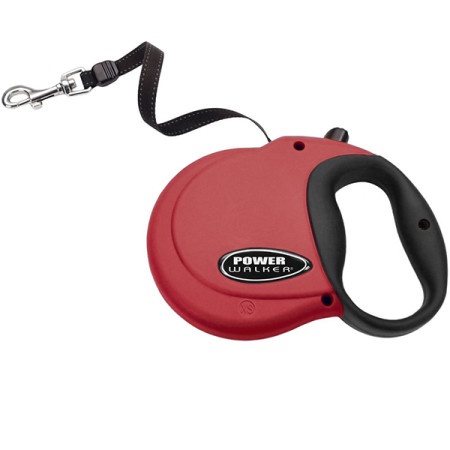 Coastal Power Walker Retractable Leash КОСТАЛ рулетка-повідець для собак до 7.3кг, стрічка 3.6м, червона Coastal Power Walker Retractable Leash КОСТАЛ рулетка-повідець для собак до 7.3кг, стрічка 3.6м, червона