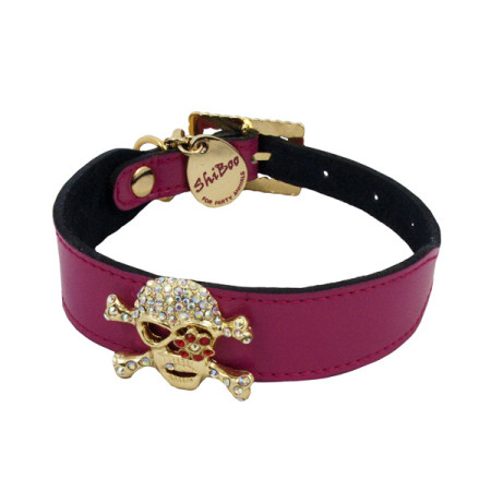 Candy Pink Shiboo ПІРАТ-25 (Pirate-25), срібло, нашийник для собак Candy Pink Shiboo ПІРАТ-25 (Pirate-25), срібло, нашийник для собак