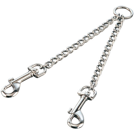 Sprenger Coupling Chain СПРЕНГЕР ПОВОДОК-СПАРКА для 2-х собак, карабин, хромированная сталь, 42 см Sprenger Coupling Chain СПРЕНГЕР ПОВОДОК-СПАРКА для 2-х собак, карабин, хромированная сталь, 42 см