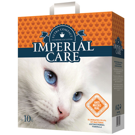 Imperial Care Silver Ions ІМПЕРІАЛ КЕА З ІОНАМИ СРІБЛА ультрагрудкувальний наповнювач у котячий туалет, 10 кг