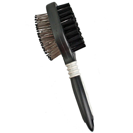 Flamingo Groo’Me Bristle Brush&Pin S ФЛАМІНГО ГРУМІ БРІСТЛ ЩІТКА ДВУСТОРОННЯ для собак та котів Flamingo Groo’Me Bristle Brush&Pin S ФЛАМІНГО ГРУМІ БРІСТЛ ЩІТКА ДВУСТОРОННЯ для собак та котів
