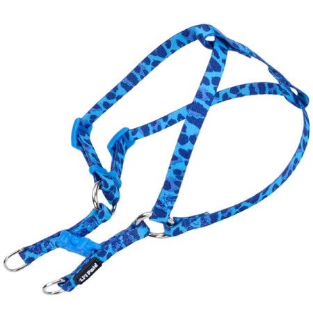 Coastal Li’l Pals Comfort Dog Harnes КОСТАЛ ЛИТТЛ ПЕЛС КОМФОРТ шлея для собак, 0.9х20-36см, цвет синий леопард
