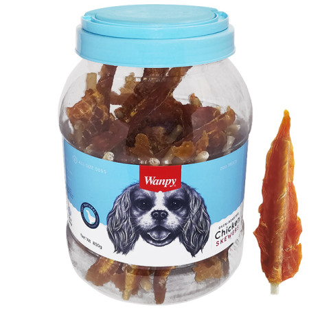 Wanpy Chicken Insert Rawhide ВАНПІ ФІЛЕ КУРКИ РУЛЕТ ласощі для собак Wanpy Chicken Insert Rawhide ВАНПІ ФІЛЕ КУРКИ РУЛЕТ ласощі для собак