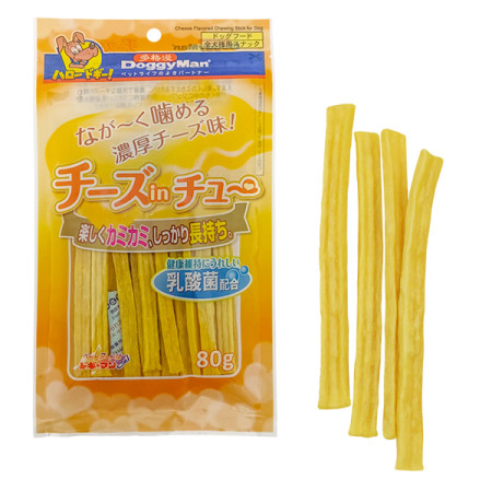 DoggyMan Cheese Chewing Stick ДОГГИМЕН ПАЛОЧКИ С СЫРОМ жевательное лакомство для собак, S
