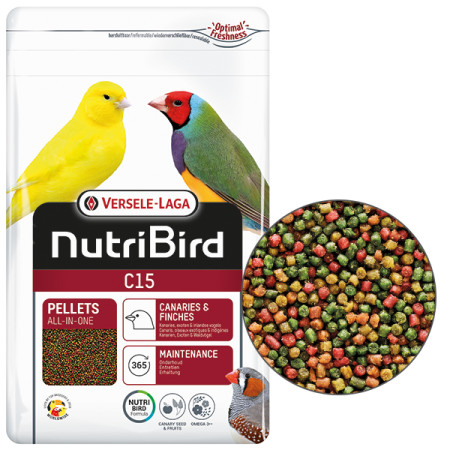 Versele-Laga NutriBird С15 ВЕРСЕЛЕ-ЛАГА НУТРІБЕРД С15 КАНАРКА ЗЯБЛИК корм для канарок та зябликів, 1 кг Versele-Laga NutriBird С15 ВЕРСЕЛЕ-ЛАГА НУТРІБЕРД С15 КАНАРКА ЗЯБЛИК корм для канарок та зябликів, 1 кг