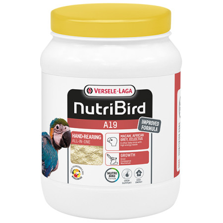 Versele-Laga NutriBird A19 ВЕРСЕЛЕ-ЛАГА НУТРІБЕРД A19 молоко для пташенят великих папуг, 800 г Versele-Laga NutriBird A19 ВЕРСЕЛЕ-ЛАГА НУТРІБЕРД A19 молоко для пташенят великих папуг, 800 г