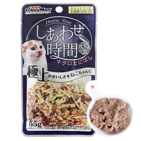 CattyMan Tuna Bonito Sardine КЭТТИМЕН ТУНЕЦ МАКРЕЛЬ САРДИНА в желе влажный корм, консервы для котов, пауч 55г CattyMan Tuna Bonito Sardine КЭТТИМЕН ТУНЕЦ МАКРЕЛЬ САРДИНА в желе влажный корм, консервы для котов, пауч 55г