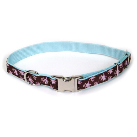 Coastal Pet Attire Ribbon КОСТАЛ РИББОН ошейник для собак, 2.5х46-66см, цвет обезьянки