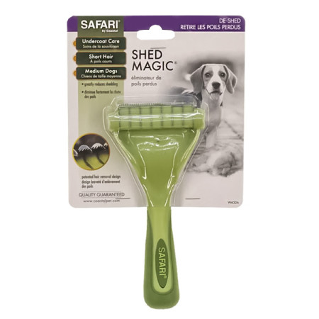 Safari Short Shed Magic САФАРІ ШЕД МЕДЖИК інструмент для короткої шерсті собак, що линяють (Medium) Safari Short Shed Magic САФАРІ ШЕД МЕДЖИК інструмент для короткої шерсті собак, що линяють (Medium)