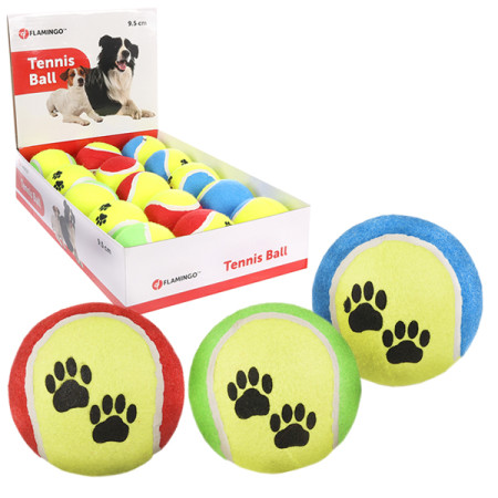 Flamingo Tennisball Fluo ФЛАМІНГО тенісний м’яч 9.5см, іграшка для собак Flamingo Tennisball Fluo ФЛАМІНГО тенісний м’яч 9.5см, іграшка для собак