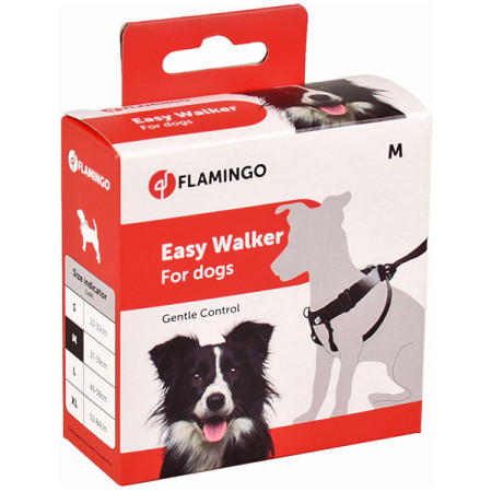 Flamingo Easy Walker ФЛАМІНГО ІЗІ ВОКЕР тренувальна шлея для собак, нейлон, М Flamingo Easy Walker ФЛАМІНГО ІЗІ ВОКЕР тренувальна шлея для собак, нейлон, М
