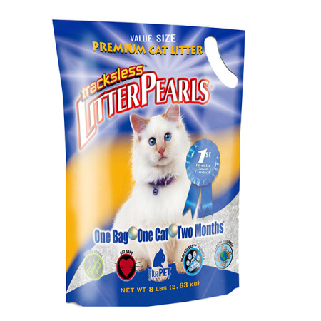 Litter Pearls TrackLess ЛИТТЕР ПЕРЛС ТРАКЛЕС кварцевый силикагелевый наполнитель для туалетов котов