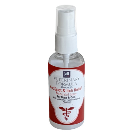 Veterinary Formula Advanced Hot Spot & Itch Relief Spray ВЕТЕРИНАРНА ФОРМУЛА АНТИАЛЕРГЕННИЙ лікувальний спрей для собак і котів, 0.045 л Veterinary Formula Advanced Hot Spot & Itch Relief Spray ВЕТЕРИНАРНА ФОРМУЛА АНТИАЛЕРГЕННИЙ лікувальний спрей для собак і котів, 0.045 л