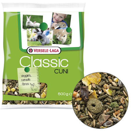 Versele-Laga Classic Cuni ВЕРСЕЛЕ-ЛАГА КЛАССИК КУНИ корм для кроликов, 500 г