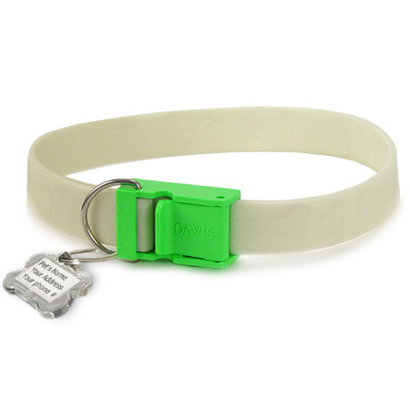 Davis FurEver Brite Safety Collar ДЭВИС светящийся ошейник для собак, S