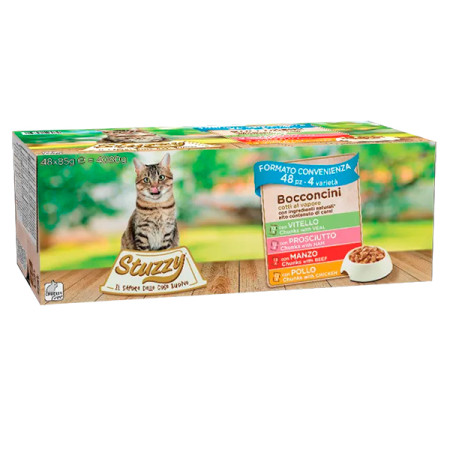 Stuzzy Cat Multipack ШТУЗІ МУЛЬТІПАК консерви в соусі для котів, вологий корм Stuzzy Cat Multipack ШТУЗІ МУЛЬТІПАК консерви в соусі для котів, вологий корм