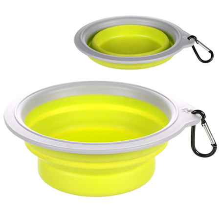 Flamingo Travel Bowl Bubo ФЛАМІНГО БУБО складана миска з карабіном для собак та котів, 0.625 л Flamingo Travel Bowl Bubo ФЛАМІНГО БУБО складана миска з карабіном для собак та котів, 0.625 л