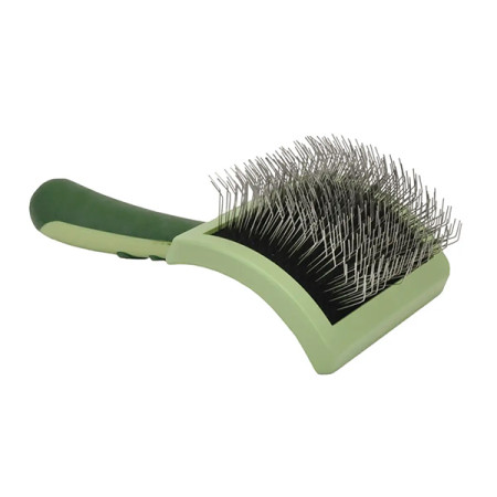 Safari Curved Firm Slicker Brush САФАРІ ВИГНУТА ПУХОДЕРКА для собак із довгою шерстю Safari Curved Firm Slicker Brush САФАРІ ВИГНУТА ПУХОДЕРКА для собак із довгою шерстю