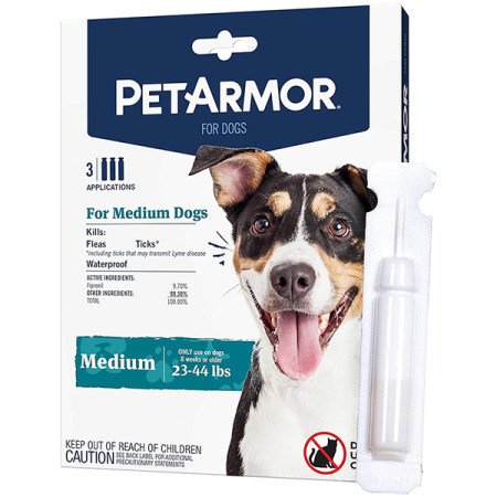 PetArmor Medium ПЕТАРМОР краплі від бліх, кліщів, вошей для собак 10-20кг, 1.34мл PetArmor Medium ПЕТАРМОР краплі від бліх, кліщів, вошей для собак 10-20кг, 1.34мл