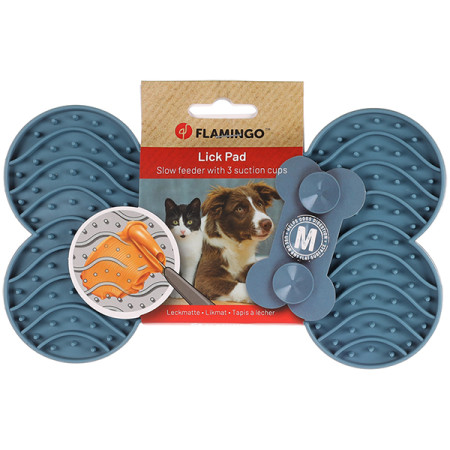 Flamingo Lick Pad Yummee ФЛАМІНГО ЛИЗАЛЬНИЙ КИЛИМОК антистрес для собак і котів, М Flamingo Lick Pad Yummee ФЛАМІНГО ЛИЗАЛЬНИЙ КИЛИМОК антистрес для собак і котів, М