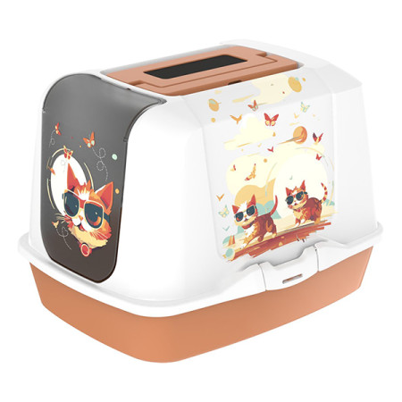 Moderna Trendy Cat Indy&Louise МОДЕРНА ИНДИ и ЛУИЗА закрытый туалет для котов Moderna Trendy Cat Indy&Louise МОДЕРНА ИНДИ и ЛУИЗА закрытый туалет для котов