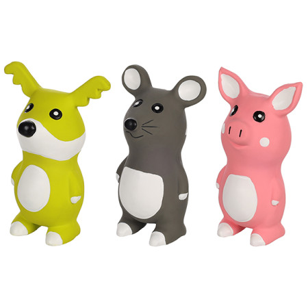 Flamingo Bocca Dog Mouse Pig ФЛАМІНГО БОККА СОБАКА СВИНЯ МИША латексна іграшка з пищалкою для собак Flamingo Bocca Dog Mouse Pig ФЛАМІНГО БОККА СОБАКА СВИНЯ МИША латексна іграшка з пищалкою для собак