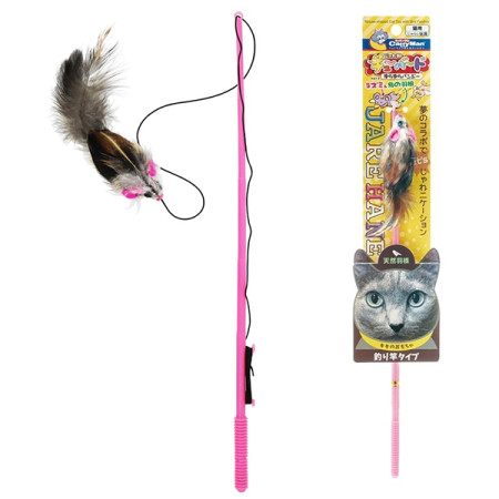 CattyMan Feather Mouse КЭТТИМЭН МЫШЬ удочка дразнилка с перьями игрушка для котов CattyMan Feather Mouse КЭТТИМЭН МЫШЬ удочка дразнилка с перьями игрушка для котов