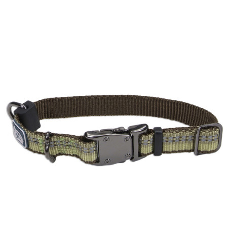 Coastal K9 Explorer Collar КОСТАЛ К9 ЭКСПЛОРЕР светоотражающий ошейник для собак, 1.6х20-30см, цвет папоротник
