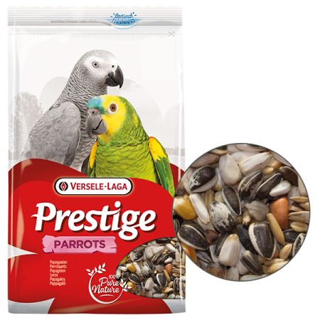 Versele-Laga Prestige Parrots ВЕРСЕЛЕ-ЛАГА ПРЕСТИЖ КРУПНЫЙ ПОПУГАЙ зерновая смесь, корм для крупных попугаев, 1 кг Versele-Laga Prestige Parrots ВЕРСЕЛЕ-ЛАГА ПРЕСТИЖ КРУПНЫЙ ПОПУГАЙ зерновая смесь, корм для крупных попугаев, 1 кг