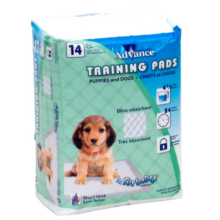 Advance Dog Training Pads АДВАНС ПЕЛЕНКА для собак, суперабсорбент с индикацией, упаковка (14 шт)