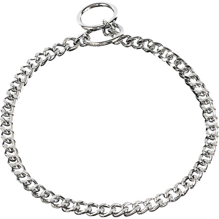 Sprenger Collar Flat Narrow Link СПРЕНГЕР ОШЕЙНИК для собак, короткое звено 3 мм с огранкой, хромированная сталь, 65 см Sprenger Collar Flat Narrow Link СПРЕНГЕР ОШЕЙНИК для собак, короткое звено 3 мм с огранкой, хромированная сталь, 65 см