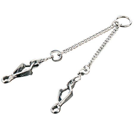 Sprenger Coupling Chain СПРЕНГЕР ПОВОДОК-СПАРКА для 2-х собак, карабин-щипцы, хромированная сталь, 42 см Sprenger Coupling Chain СПРЕНГЕР ПОВОДОК-СПАРКА для 2-х собак, карабин-щипцы, хромированная сталь, 42 см