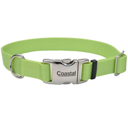 Coastal Metal Buckle КОСТАЛ МЕТАЛЛ ошейник для собак, 2.5х36-51cм, цвет лимонный