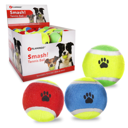 Flamingo Tennisball ФЛАМІНГО ТЕНІСНИЙ М’ЯЧ іграшка для собак Flamingo Tennisball ФЛАМІНГО ТЕНІСНИЙ М’ЯЧ іграшка для собак